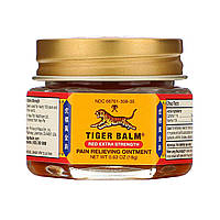 Tiger Balm, Tiger Balm, Екстрасильної знеболююча мазь, 0.63 унцій (18 г)