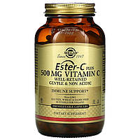 Витамин С сложноэфирный Эстер С Solgar Ester-C Plus 500 mg Vitamin C 250 капсул комплекс витаминов