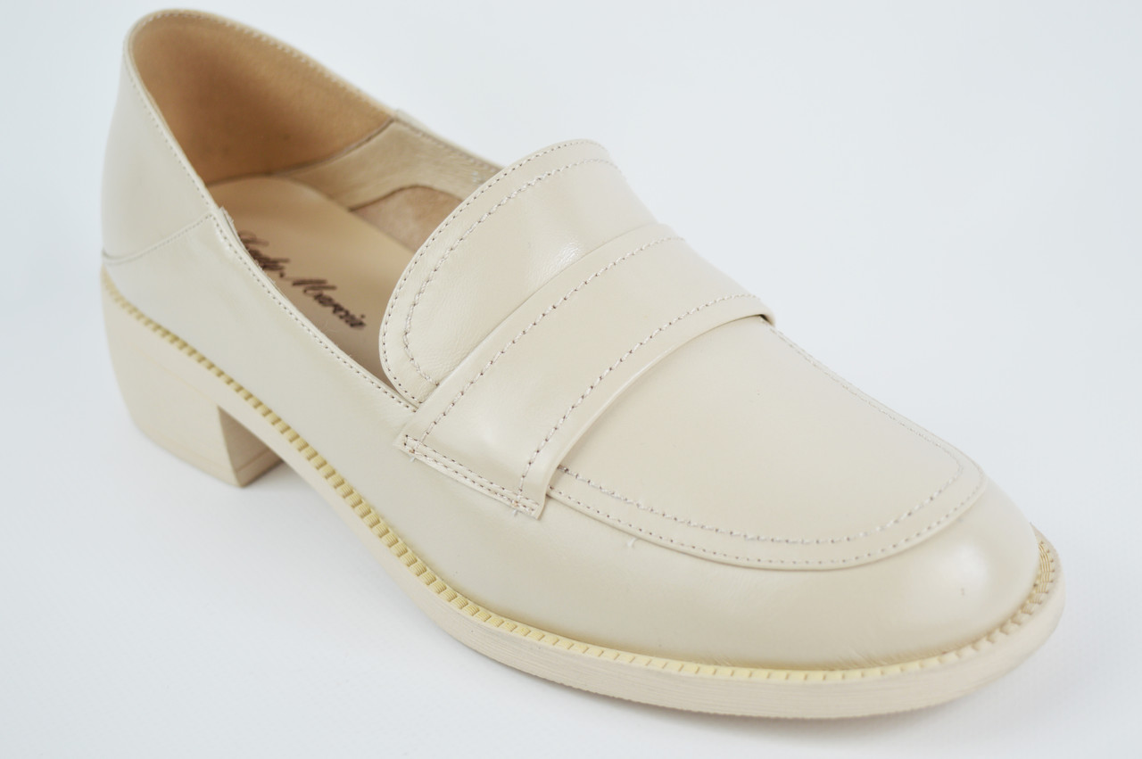 Лофери жіночі Lady Marcia 76201 36 Бежеві шкіра
