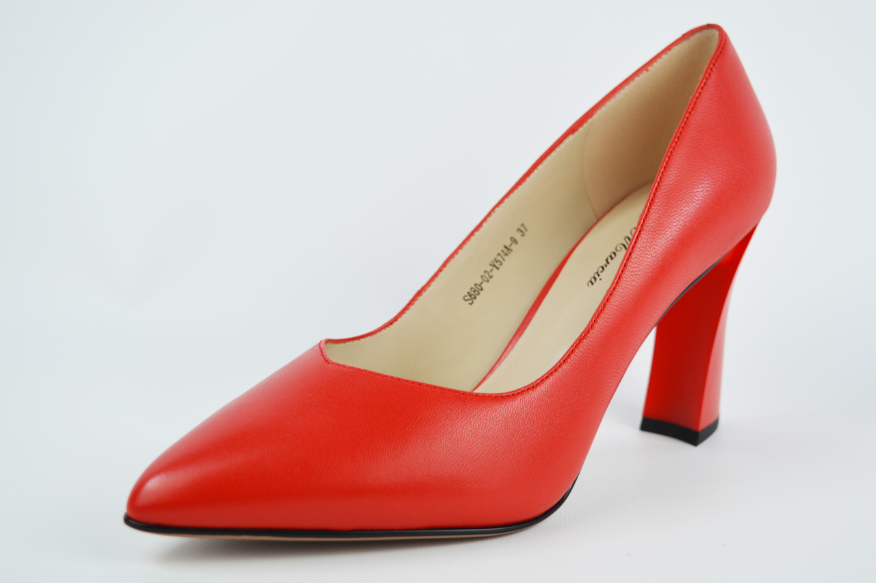 Туфлі човники Lady Marcia 68002 40 Червоні шкіра 36