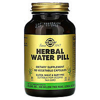 Мочегонное средство, Herbal Water Pill, Solgar, 100 кап.