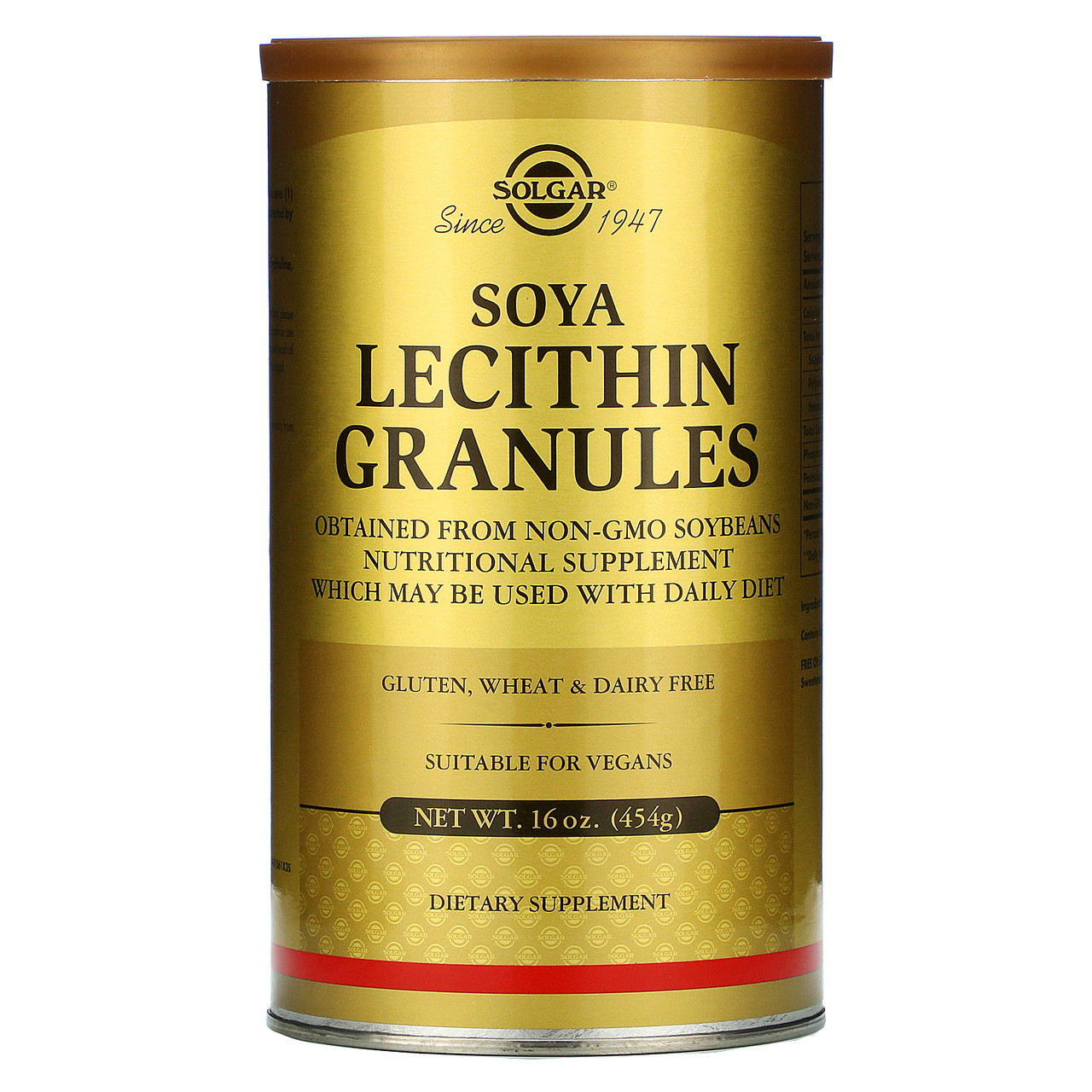 Лецитин, Lecithin Granules, Solgar, Гранули, 454г