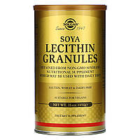 Лецитин, Lecithin Granules, Solgar, Гранулы, 454г