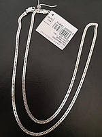 Серебряная цепочка мужская длина 60 см вес 11.83 г.