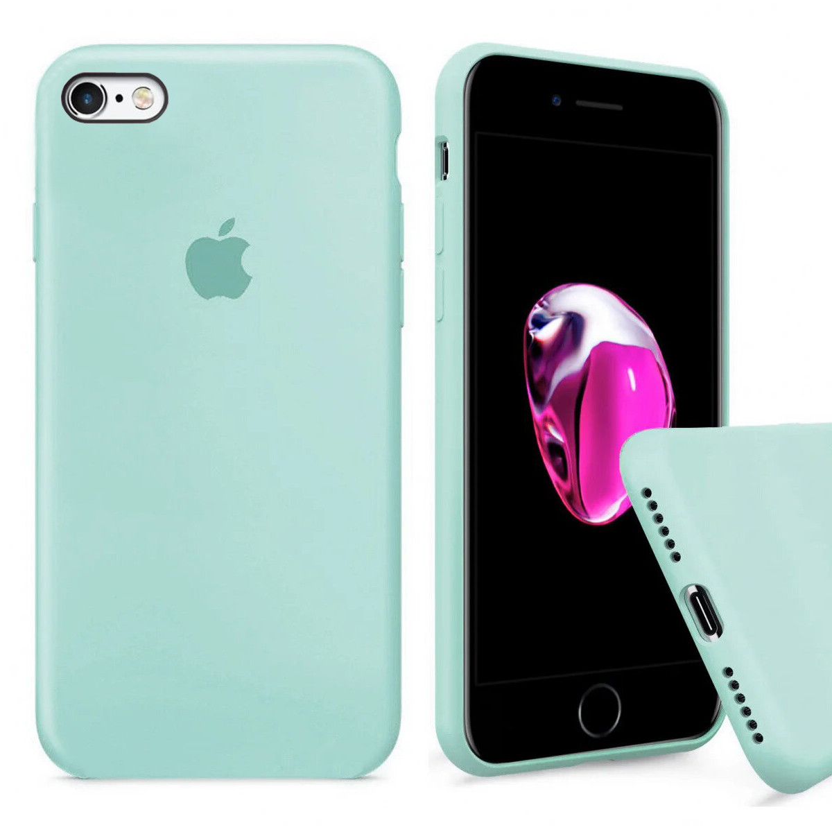 Чохол Silicone FULL case для IPhone 6/6s Turquoise світло-зелений