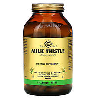 Расторопша Milk Thistle Solgar 250 капсул для улучшения работы печени и желчевыводящих путей