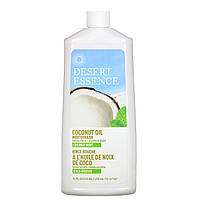 Desert Essence, Ополаскиватель для полости рта с кокосовым маслом, Кокос и мята, 16 унций (480 мл)