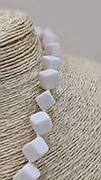 Намисто з натурального каменю Кахолонг.