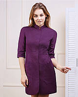 Медицинский халат"Модный доктор" 42 размер, фиолетовый цвет