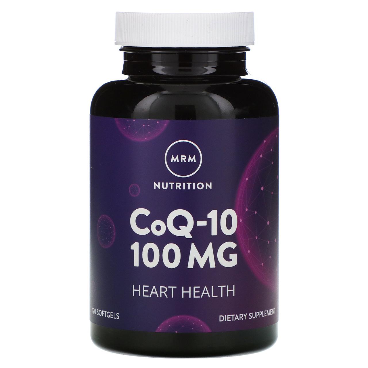 MRM, Коензим Q-10, 100 мг, 120 желатинових капсул