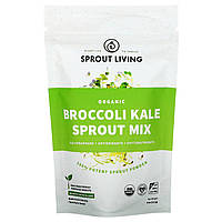 Sprout Living, Суміш паростків FD, брокколі і капуста, 4 унції (113 г)