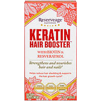ReserveAge Nutrition, Кератиновий підсилювач волосся, 120 капсул