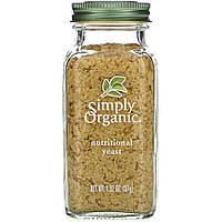 Simply Organic, Органические, питательные дрожжи, 1,32 унц. (37 г)