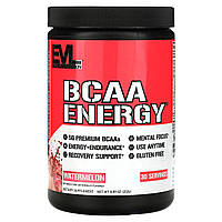 EVLution Nutrition, Energy BCAA, кавун, 10,2 унц. (288 г)