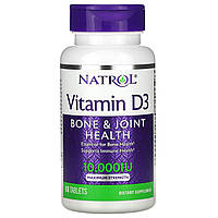 Natrol, Вітамін D3, 10 000 IU, 60 таблеток