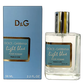 Тестер Dolce & Gabbana Light Blue Pour Homme (Дольче Габбана Лайт Блю Пур Хом 58мл)