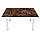 Вінілова наклейка на стіл Шоколадний мармур Камінь самоклейка плівка ПВХ 600х1200мм Текстура Коричневий, фото 2