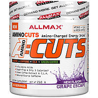 ALLMAX Nutrition, AMINOCUTS (ACUTS), Weight-Loss BCAA (CLA + Taurine + Green Coffee), Grape Escape, 210 g