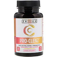 Zhou Nutrition, Pro-Clenz, Complete 7 Day Cleanse, 30 Veggie Caps