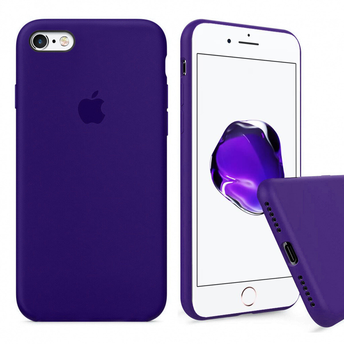 Чохол Silicone FULL case для IPhone 6 Plus/6s Plus Ultraviolet фіолетовий