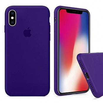 Чохол Silicone FULL case для IPhone X/Xs Ultraviolet фіолетовий