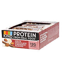 KIND Bars, Протеїнові батончики, білий шоколад з корицею та мигдалем, 12 батончиків 1,76 унц. (50 г) кожен