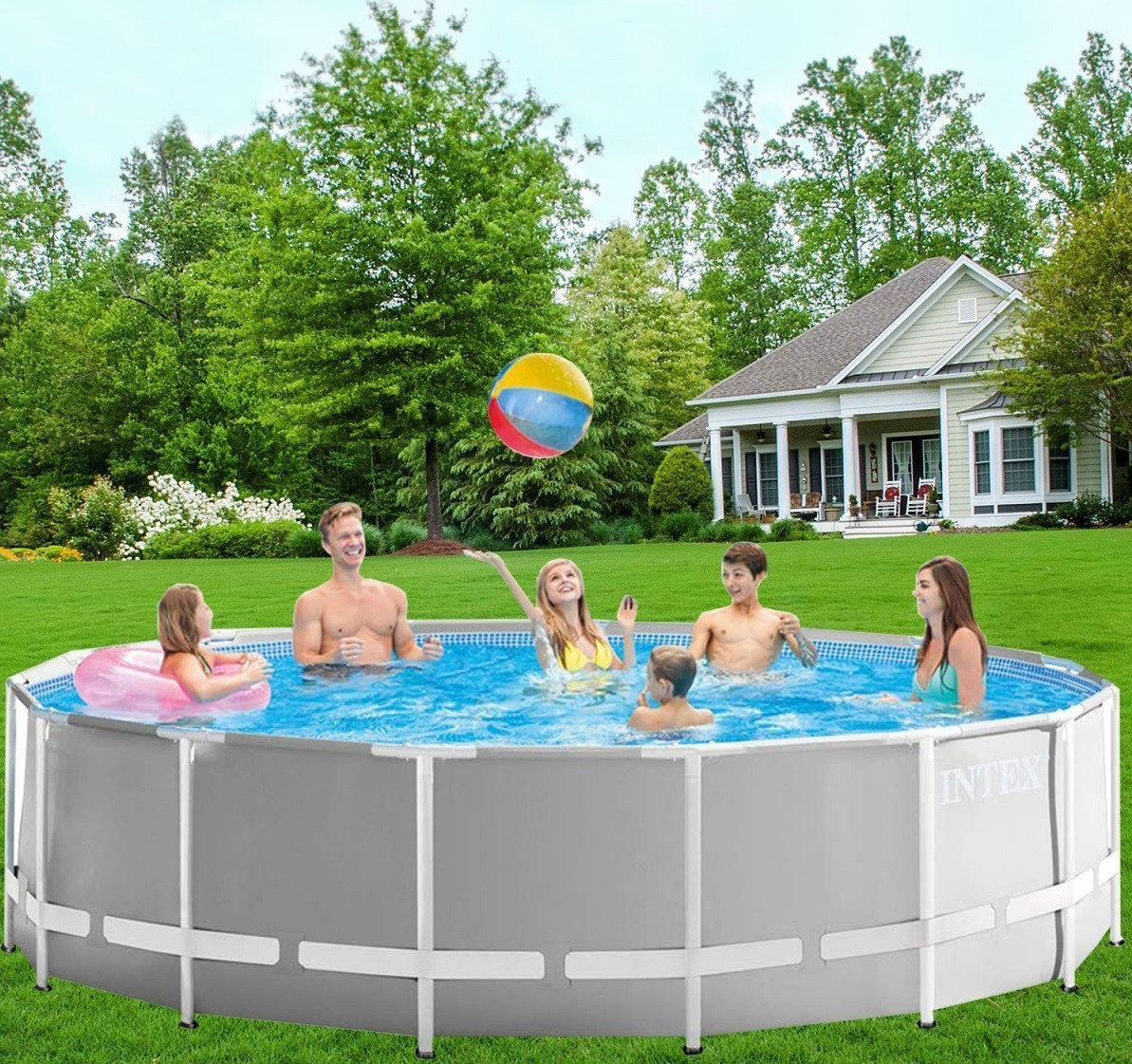 БАССЕЙН КАРКАСНЫЙ 26700 Intex, 305х76 см, фото 1