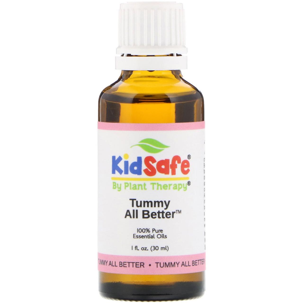 Plant Therapy, KidSafe, 100% Pure Essential Oil, Tummy All Better, 1 fl oz (30 ml)