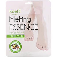 Koelf, Melting Essence Foot Pack, 10 Pairs