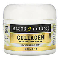 Mason Natural, Косметический крем с кокосовым маслом + косметический крем с коллагеном, 2 баночки по 2 унции (57 г)