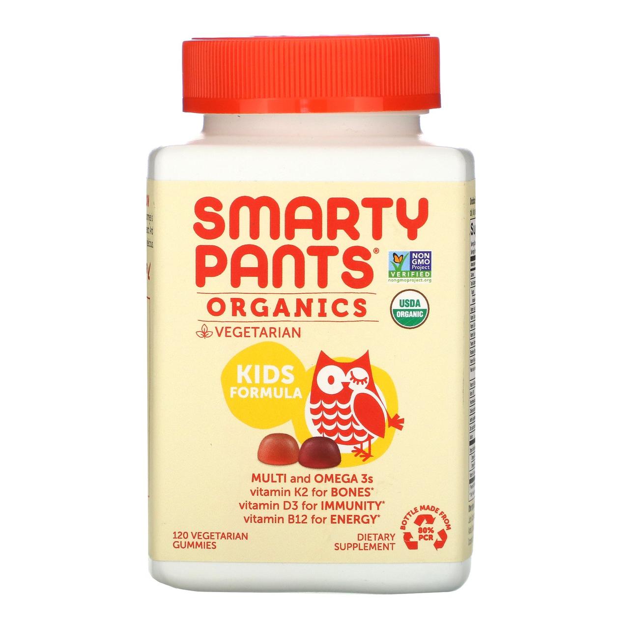 SmartyPants, Organics, Kids Complete, 120 Vegetarian Gummies