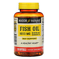 Mason Natural, Omega-3 Fish Oil, 1000 mg, 120 Softgels