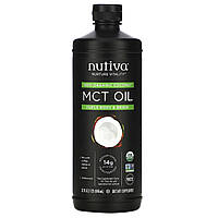 Nutiva, Organic, MCT Oil From Coconut, Unflavored , 32 fl oz (946 ml)