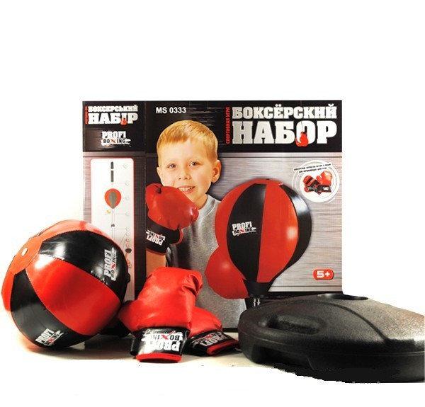 Детская боксерская груша на стойке и перчатки набор Profi Boxing MS 0332 S - фото 4 - id-p1358063381