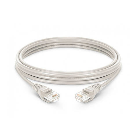 Патч-корд RJ45 2.6м, мережевий кабель UTP CAT5e 8P8C, LAN, білий, фото 1