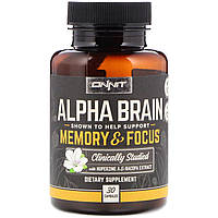 Onnit, Alpha Brain, Memory and Focus, 30 Capsules