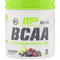 MusclePharm, Незаменимые аминокислоты с разветвлённой цепью, голубая малина, 0,50 ф. (225 г)