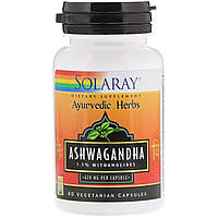 Solaray, Ashwagandha, 470 mg, 60 Vegetarian Capsules