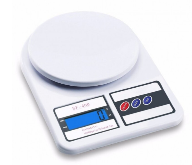 Ваги кухонні електронні DT Smart DT-400 на 7 кг для кухні Білі (KG-1335)