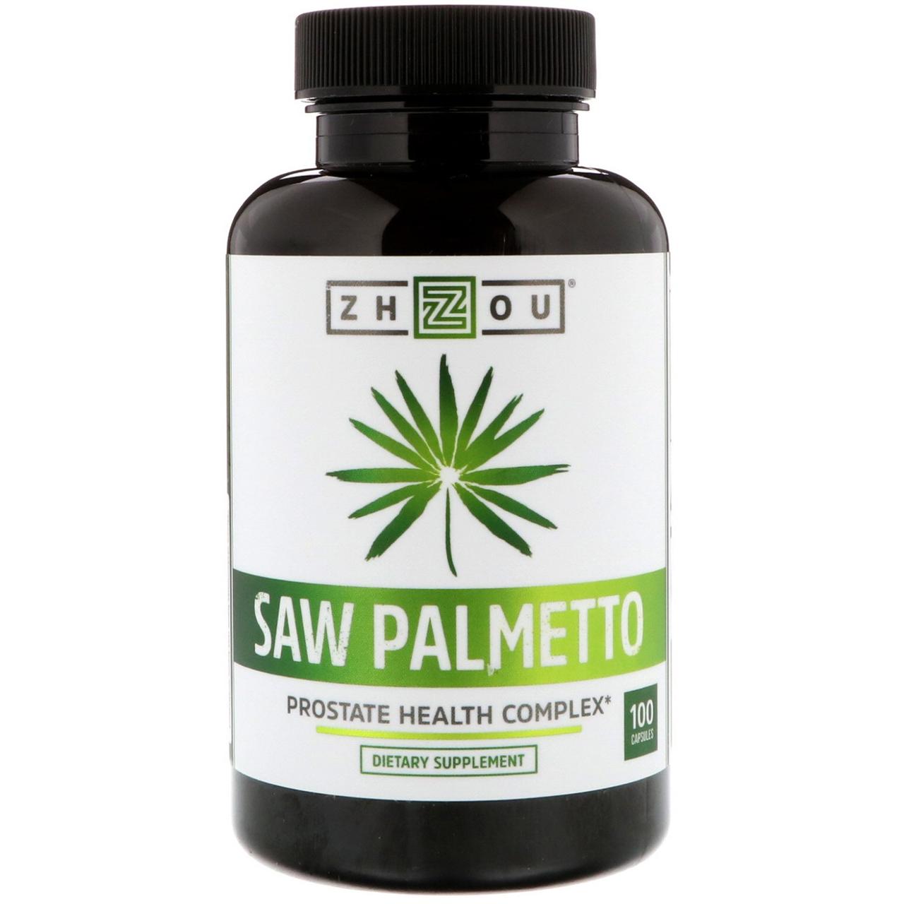 Zhou Nutrition, Saw Palmetto, Prostate Health Complex, Capsules 100