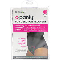 UpSpring, C-Panty, For C-Section Recovery, Size S/M, Black