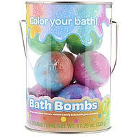 Crayola, Bath Bombs, Grape Jam, Laser Lemon, Cotton Candy & Bubble Gum Scented , 8 Bath Bombs, 11.29 oz (320 g)