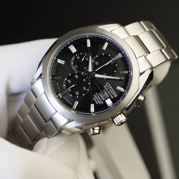Citizen E D CA0020 56E Titanium Chronograph Dealer Time 1012301802