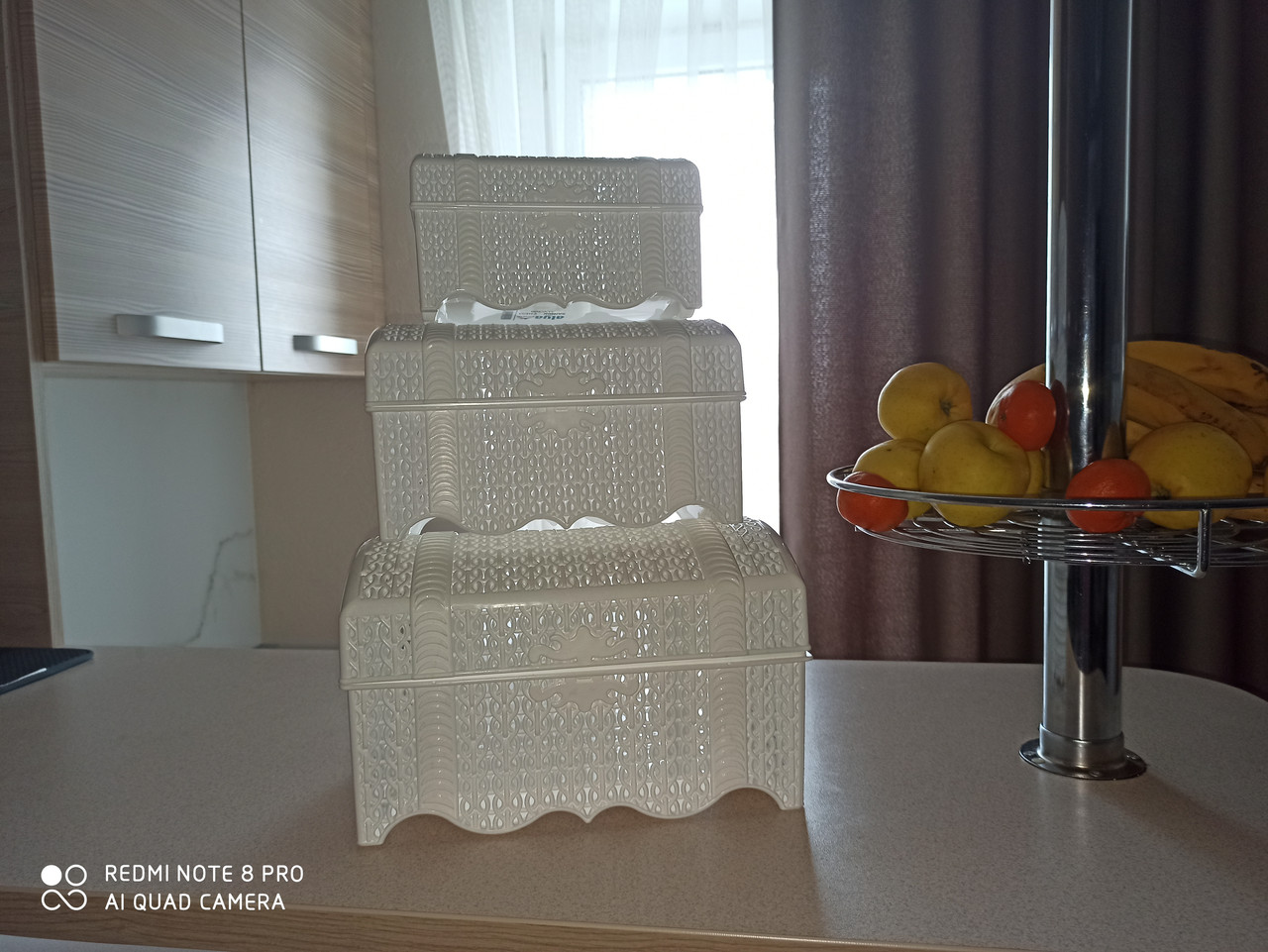 Сундук Пластиковый Ажурный Белый Набор 3 Шт — Купить Недорого на Bigl ...