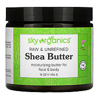 Sky Organics, Shea Butter, 100% Organic Unrefined Ivory, 16 fl oz (454 g)