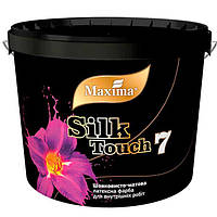 Шелковисто-матовая латексная интерьерная краска "Silk Touch 7" Maxima - 1,2 кг, белый шелковисто-матовый