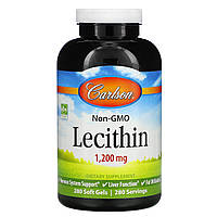 Carlson Labs, Lecithin, 1,200 mg, 280 Soft Gels