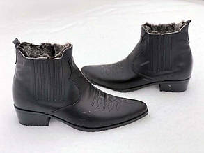 Зимові черевики чоловічі шкіряні козаки B0046