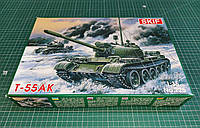 Т-55АК Советский средний танк. Сборная модель в масштабе 1/35. SKIF MK225