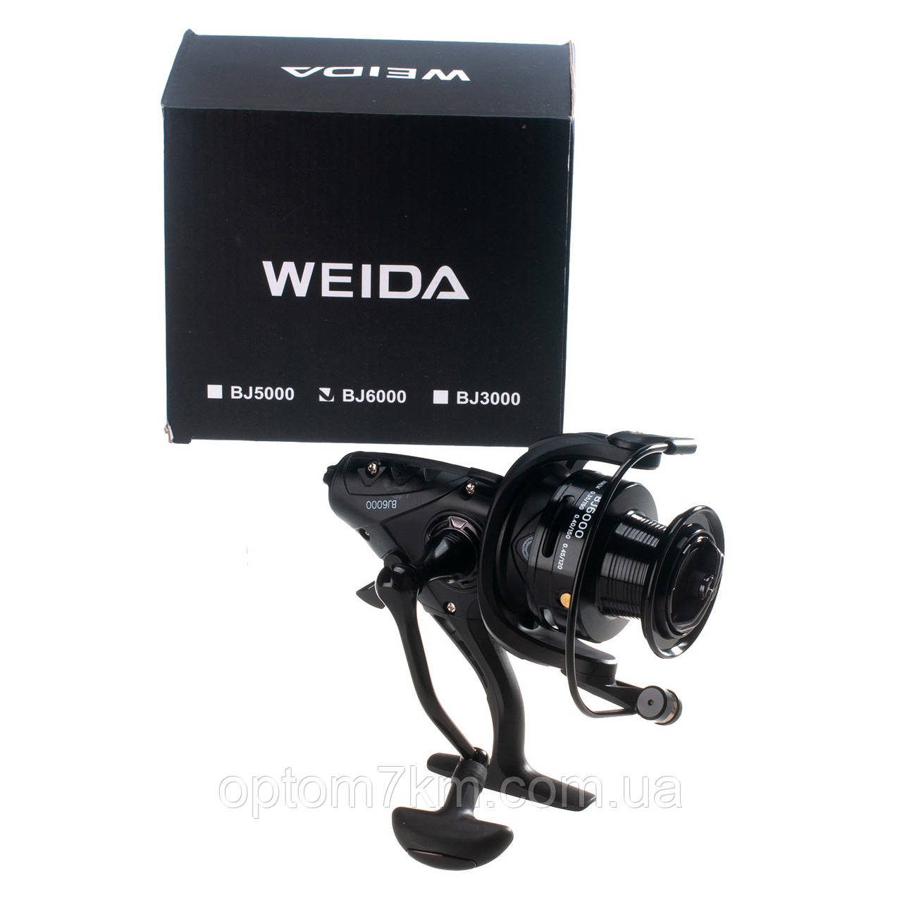 Катушка Weida BJ-6000 baitrunner system 7+1bb